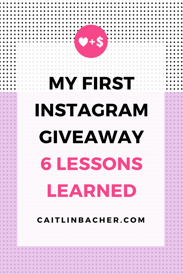 My First Instagram Giveaway: 6 Lessons Learned ... - 735 x 1102 png 499kB