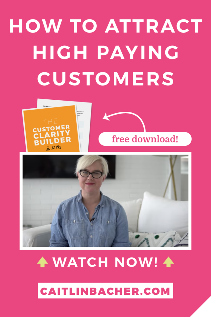 How to Attract High Paying Customers | Scale With Success | Course Creator | Business Tips | caitlinbacher.com