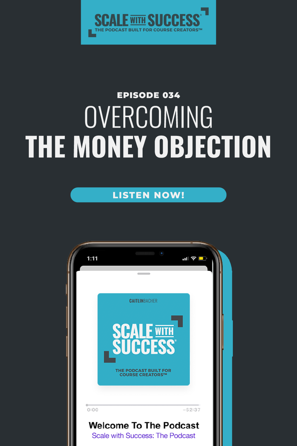 Overcoming the Money Objection | Scale WIth Success | Course Creator | Business Tips | caitlinbacher.com