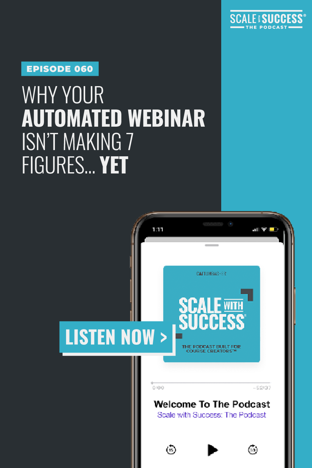 Why Your Automated Webinar Isn’t Making 7 Figures… Yet | Scale With Success | Course Creator | Business Tips | caitlinbacher.com