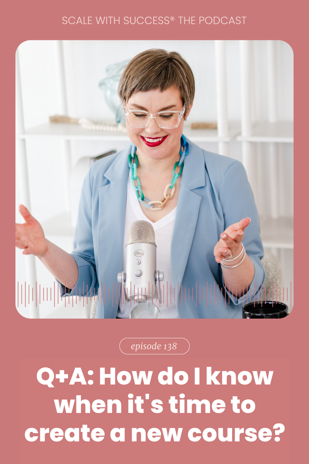 Q+A: How do I know when it's time to create a new course? | Scale With Success | Course Creator | Business Tips | caitlinbacher.com