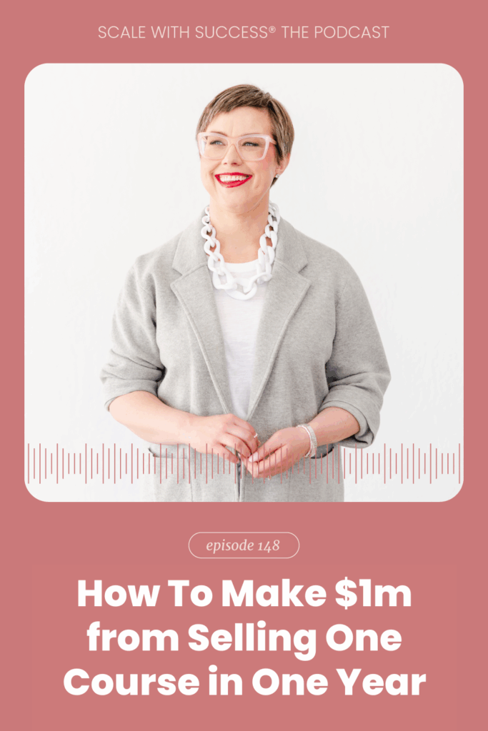 How To Make $1m from Selling One Course in One Year | Scale With Success | Course Creator | Business Tips | caitlinbacher.com